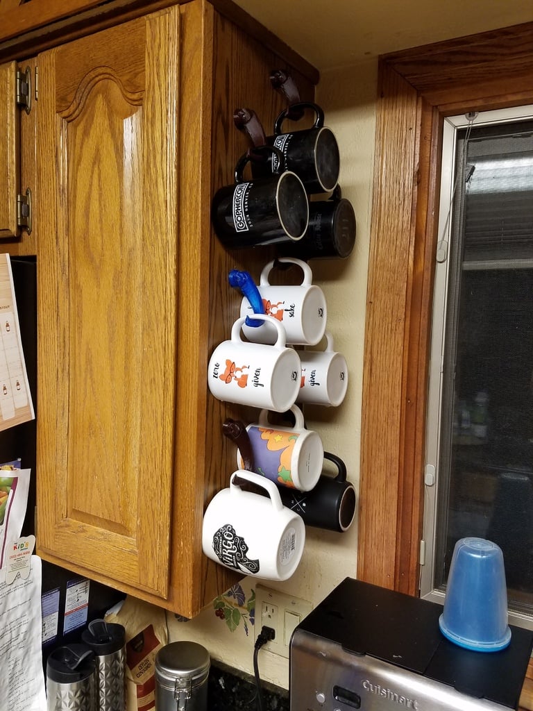 Praktische koffiekophanger voor het organiseren van bekers