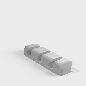 3 × USB-kabelhouder voor bevestiging met dubbelzijdig plakband