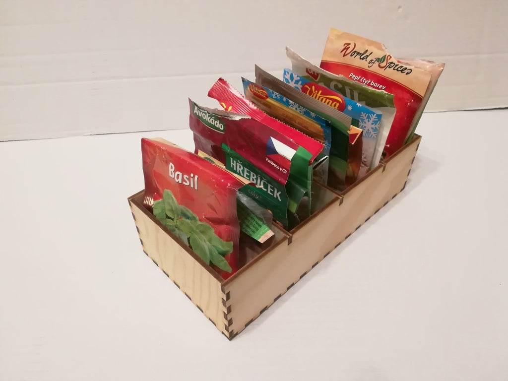 Kruidenorganisator in grenen