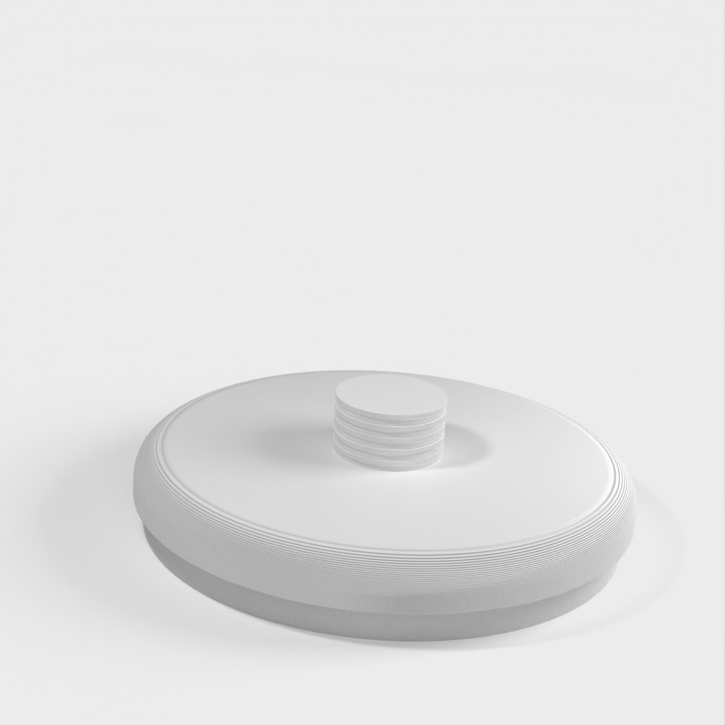 Marmeren PLA-geprinte wattenstaafjeshouder voor de badkamer