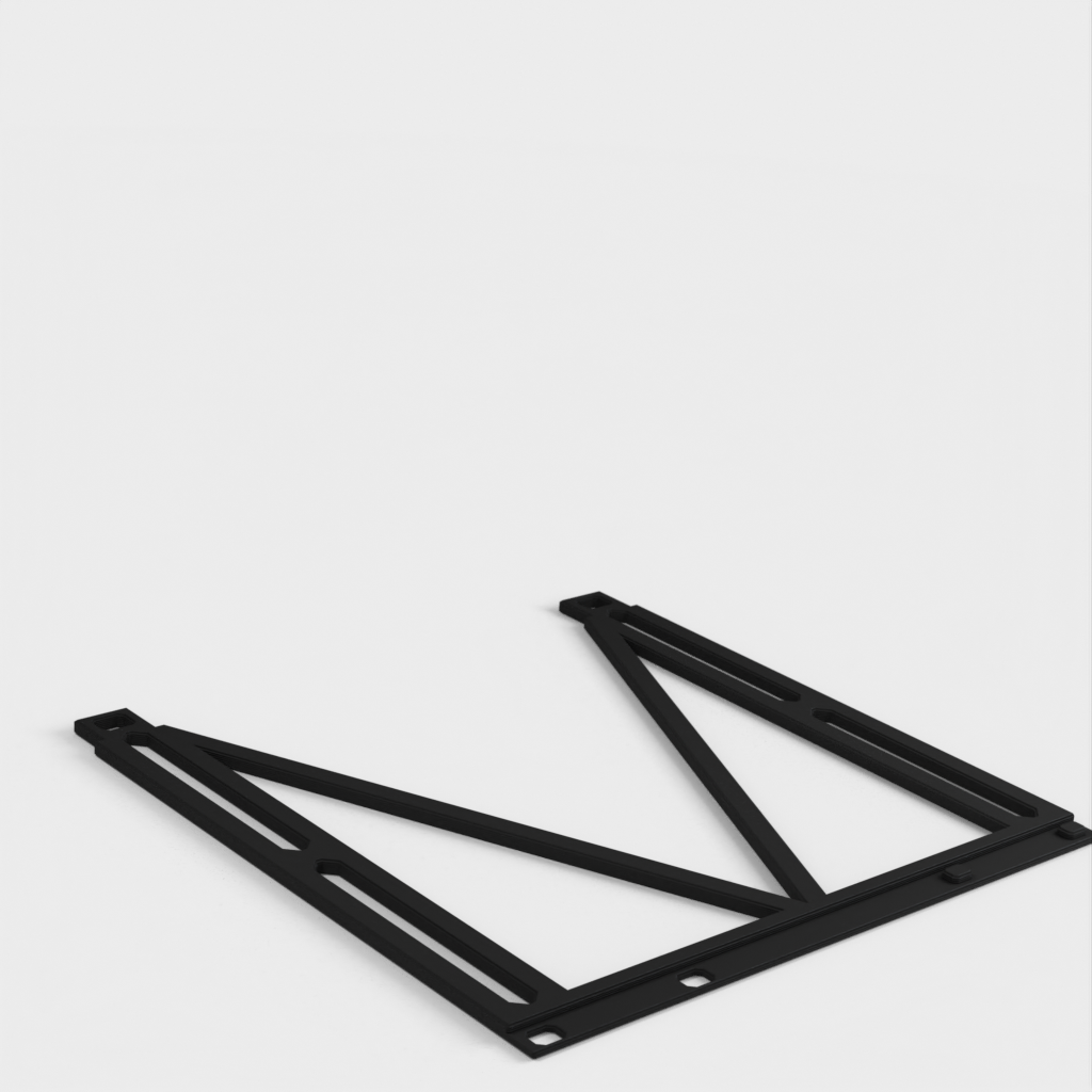 Tablethouder met laag profiel V2.0 - Verstelbare en opvouwbare houder voor tablets tot 11 inch