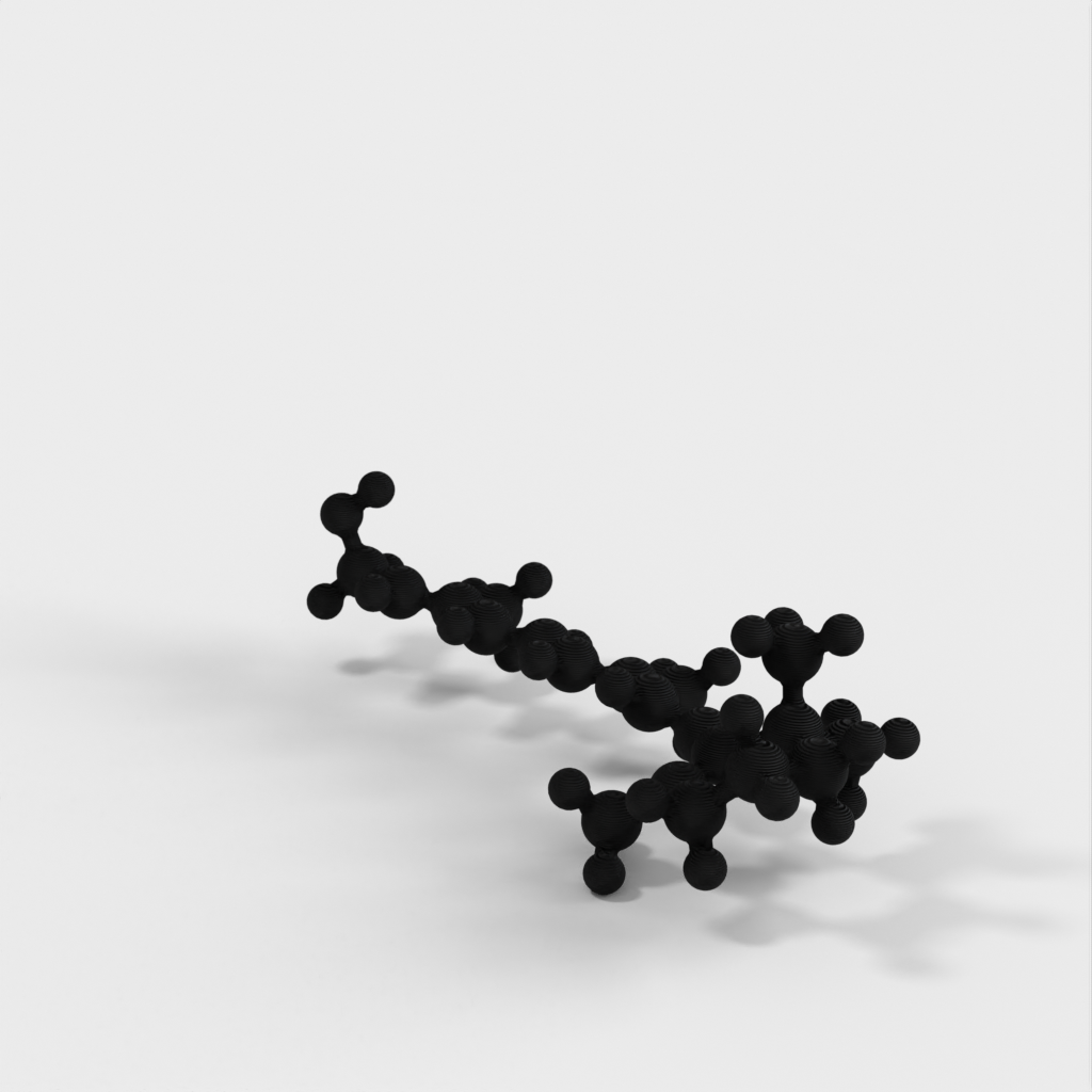 Moleculair Model van Retinol (Vitamine A) - Model op atomaire schaal
