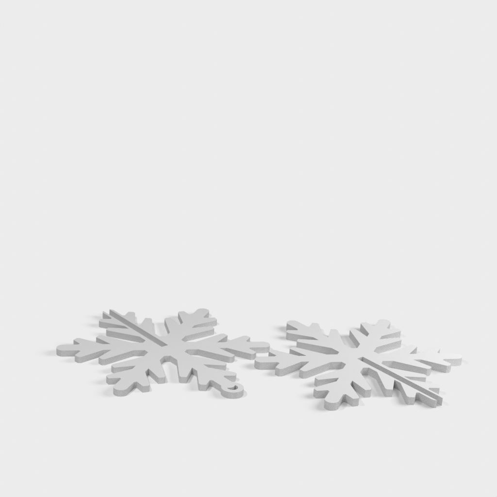 3D Sneeuwvlok Kerstversiering Ornamenten (3 Soorten)