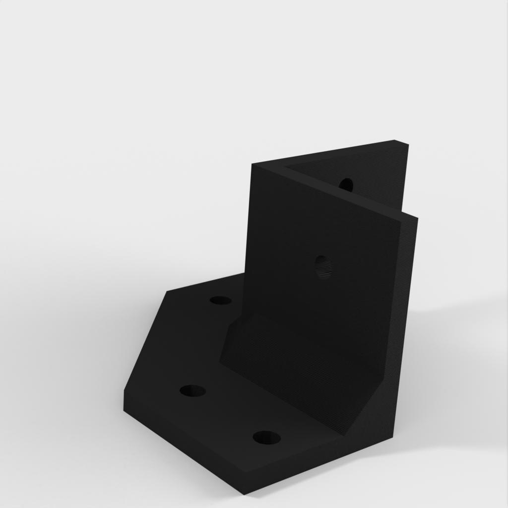 Hoekbeugel van 50 mm voor Ikea LACK-rek