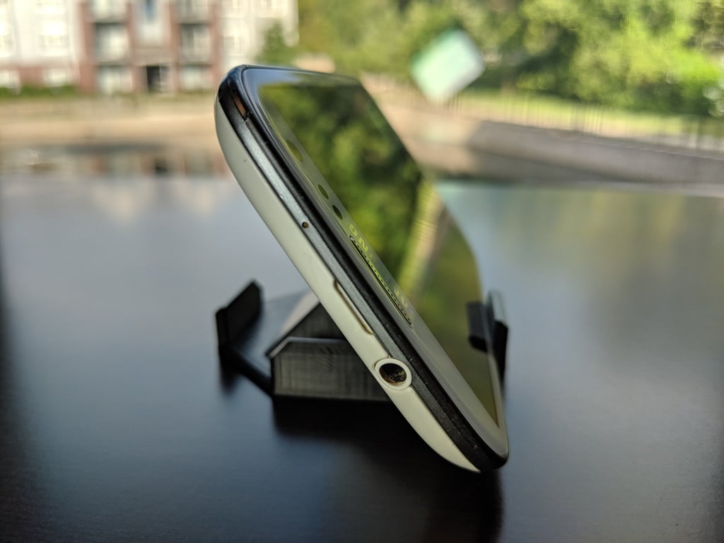 4X Telefoonstandaard: Kleine en lichtgewicht smartphonehouder met vier hoeken