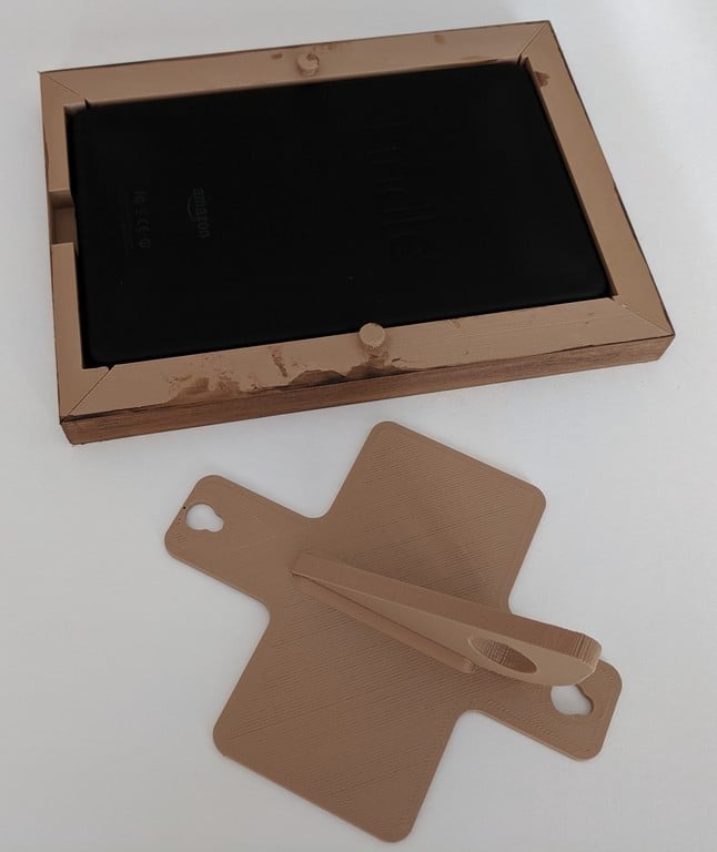 Fotolijst met houtlook voor Amazon Fire Tablet 1e generatie (2011)
