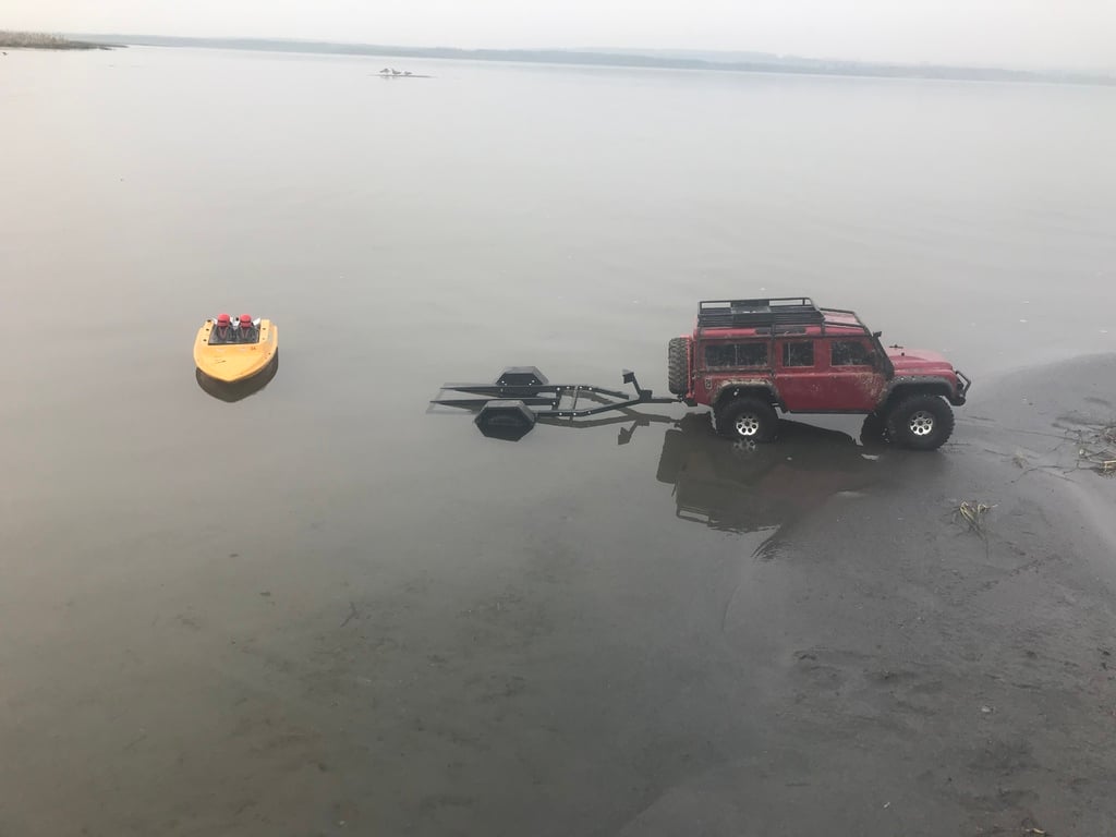RC schaal boottrailer