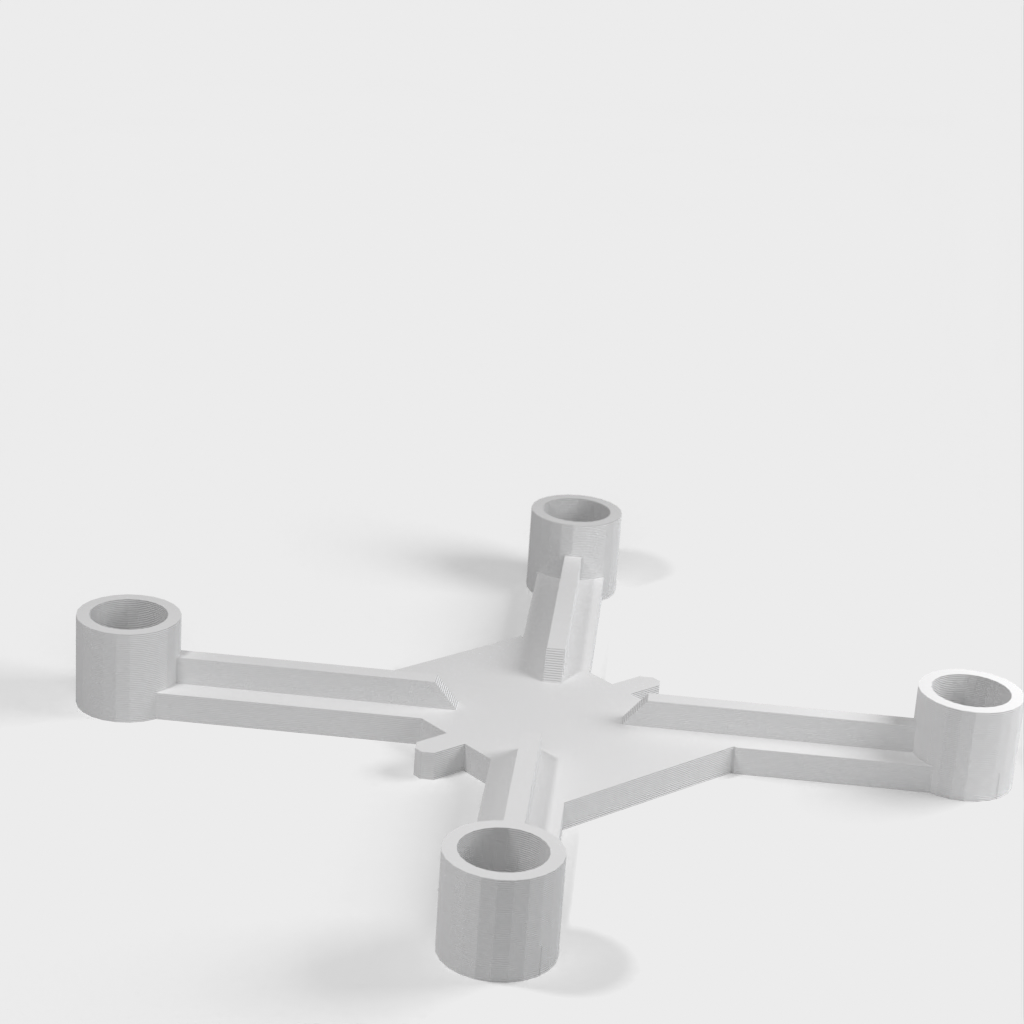 Micro Quadcopter-frame voor alle motormaten van 6 mm tot 8,5 mm