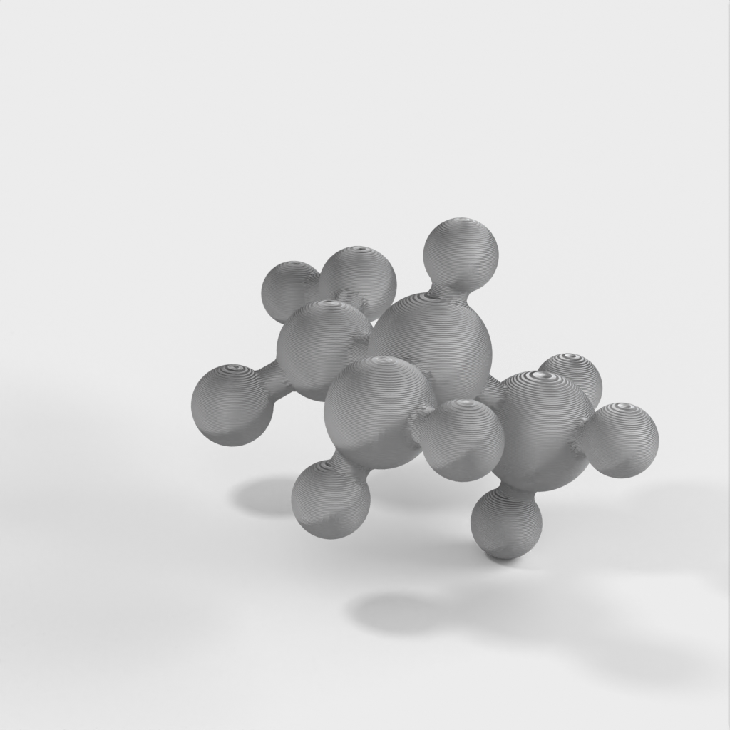 Moleculaire modellering van Alanine op atomaire schaal