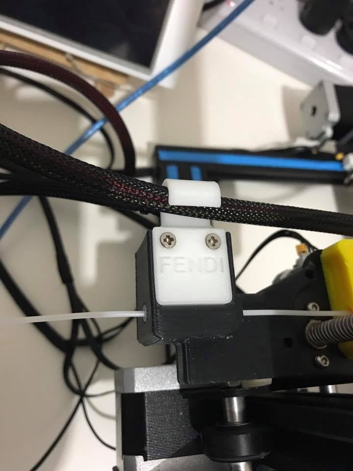 Vervangende deksel voor CR-10S filamentsensor met geïntegreerde kabelhouder