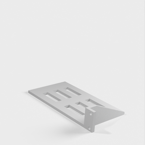 1U Half Rack Shelf (1 Post) voor servermontage