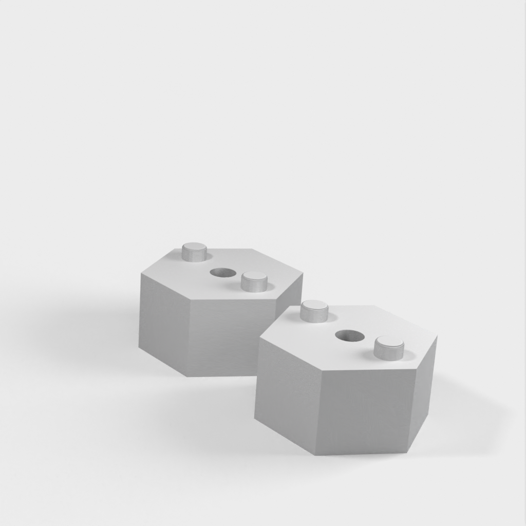 Kastgrepen met verschillende insteektypes voor 3D printerkast
