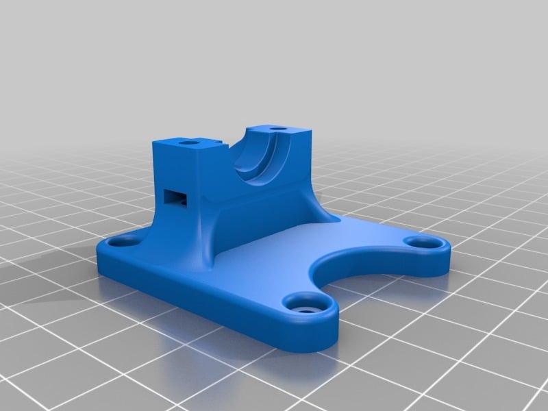 Upgradebeugel voor Geeetech A10/A30: E3D V6 Hotend en dubbele 5015 ventilatorsteun