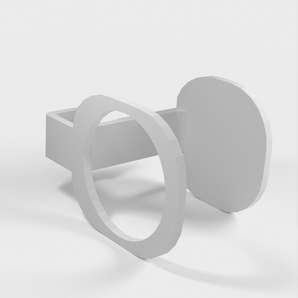 Clip-on bekerhouder voor pontonboot