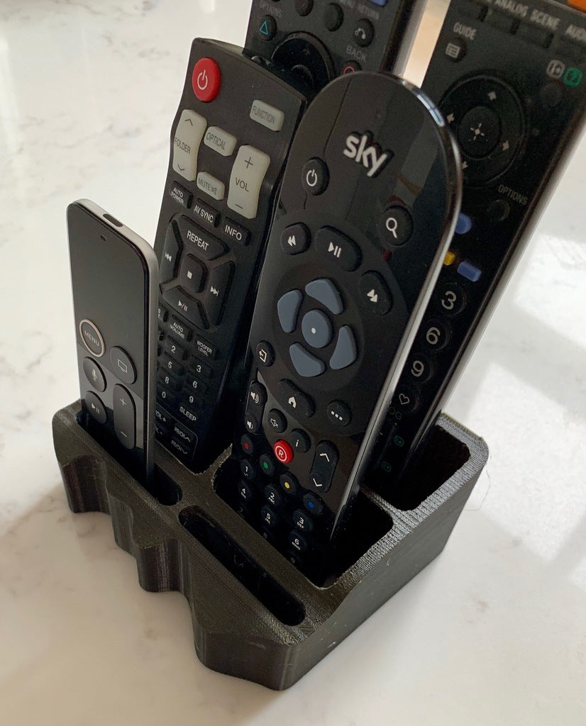 Elegante afstandsbedieningshouder voor tv en slimme apparaten