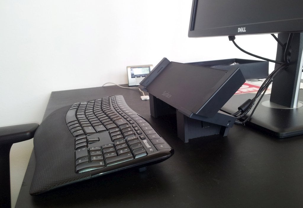 Ergonomische Microsoft Surface Base en Dock Holder