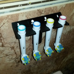 Braun Wandmontage voor Tandenborstelkoppen - Met Familiepictogrammen