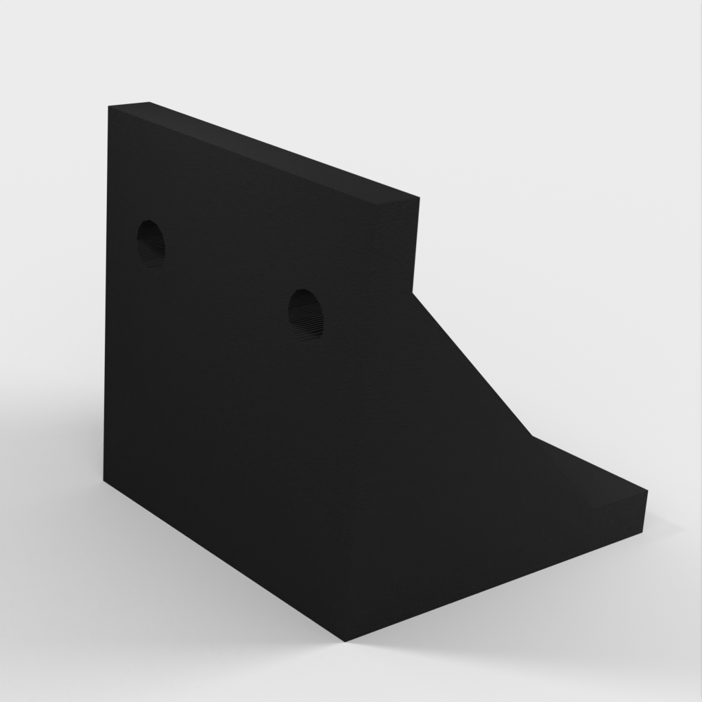 Hoekbeugel van 50 mm voor Ikea LACK-rek