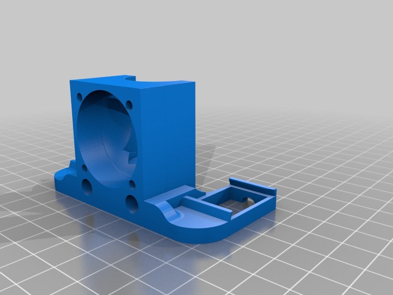 Upgradebeugel voor Geeetech A10/A30: E3D V6 Hotend en dubbele 5015 ventilatorsteun