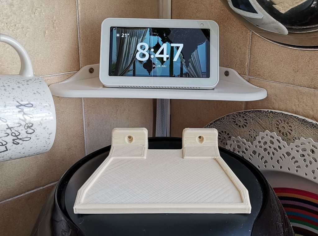 Praktische wandplank voor Amazon Echo Show 5