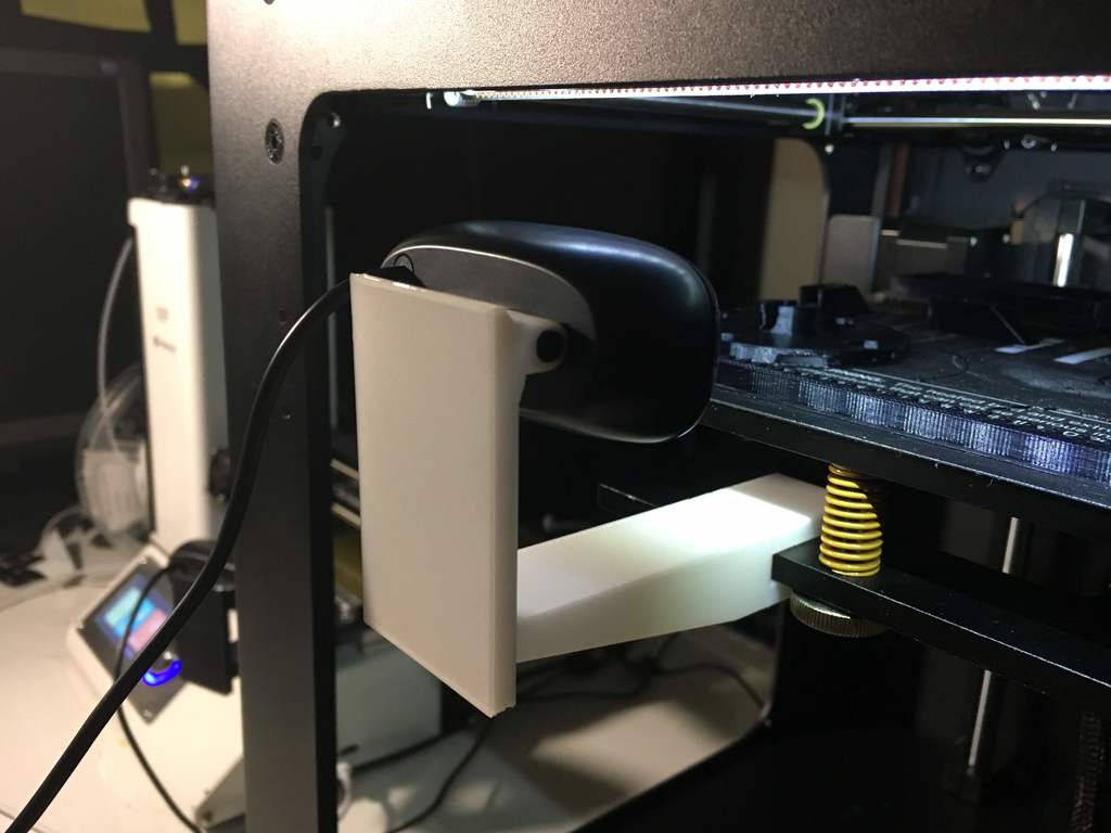 Webcamhouder (Logitech c270) voor Monoprice Maker Ultimate (Duplicator 6)