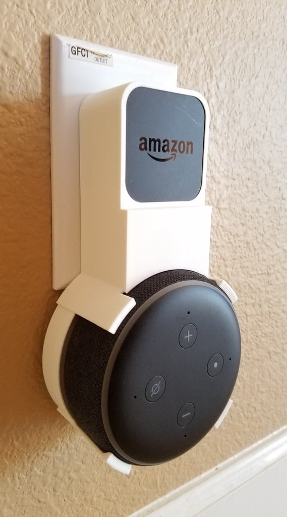 Amazon Echo Dot (3e generatie) stekkerhouder voor wandmontage