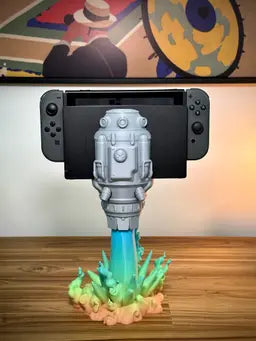 Stijlvolle raket houder voor Nintendo Switch OLED/Klassiek