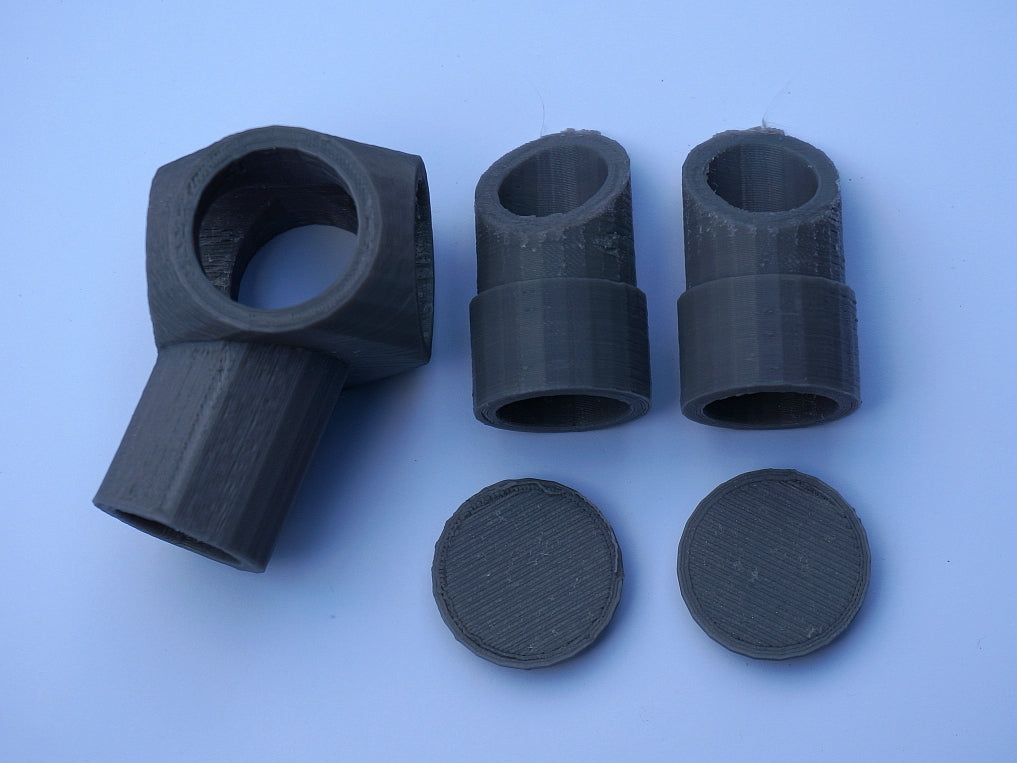 Herconfigureerbare 22,5° & 45° 3-weg PVC-bochten voor 1/2" buis