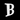 Huisletter B - Noto Serif - 170 mm hoog - 10 mm diep