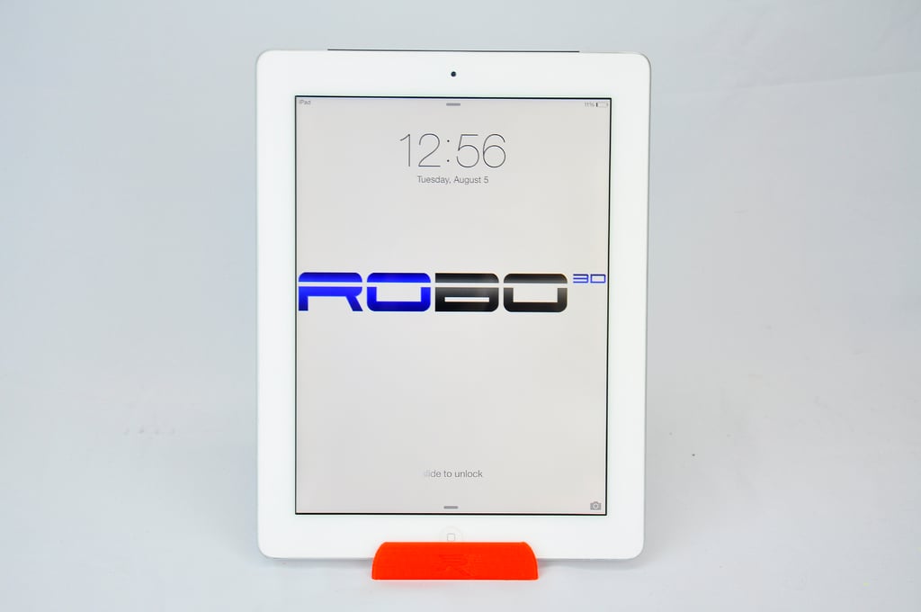 Gestroomlijnde iPad-standaard voor tablets - Compatibel met PLA, ABS en Laywood-materialen