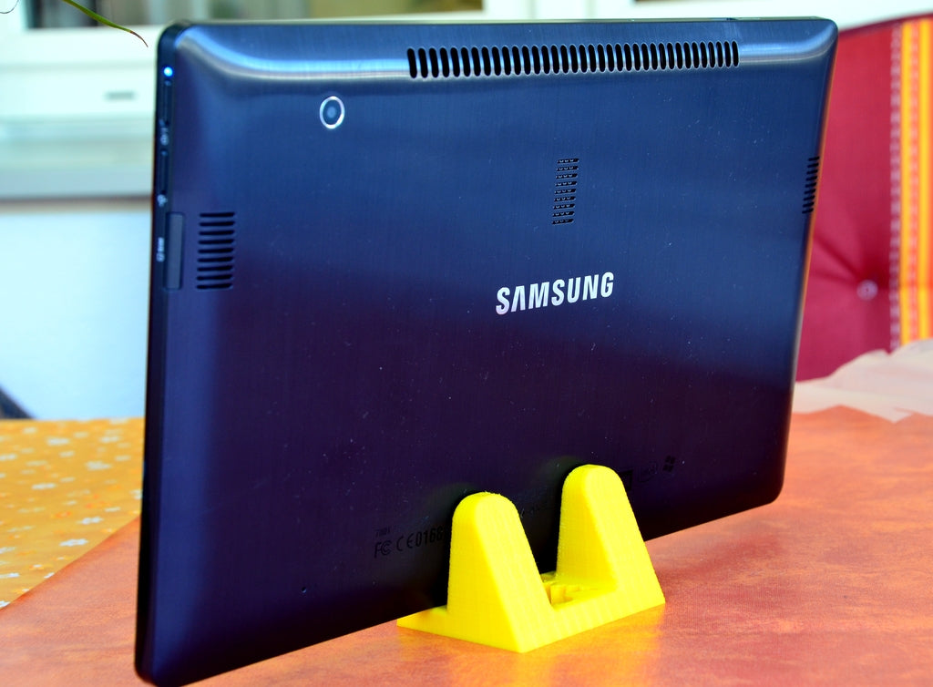 Tablet- en mobiele telefoonhouder V2 met Twitter-logo
