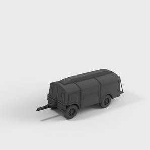 Wehrmacht brandstoftrailer voor vliegtuigen uit de Tweede Wereldoorlog