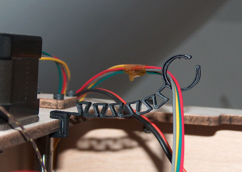 Flexibele kabelklem voor Makerbot Thing-O-Matic