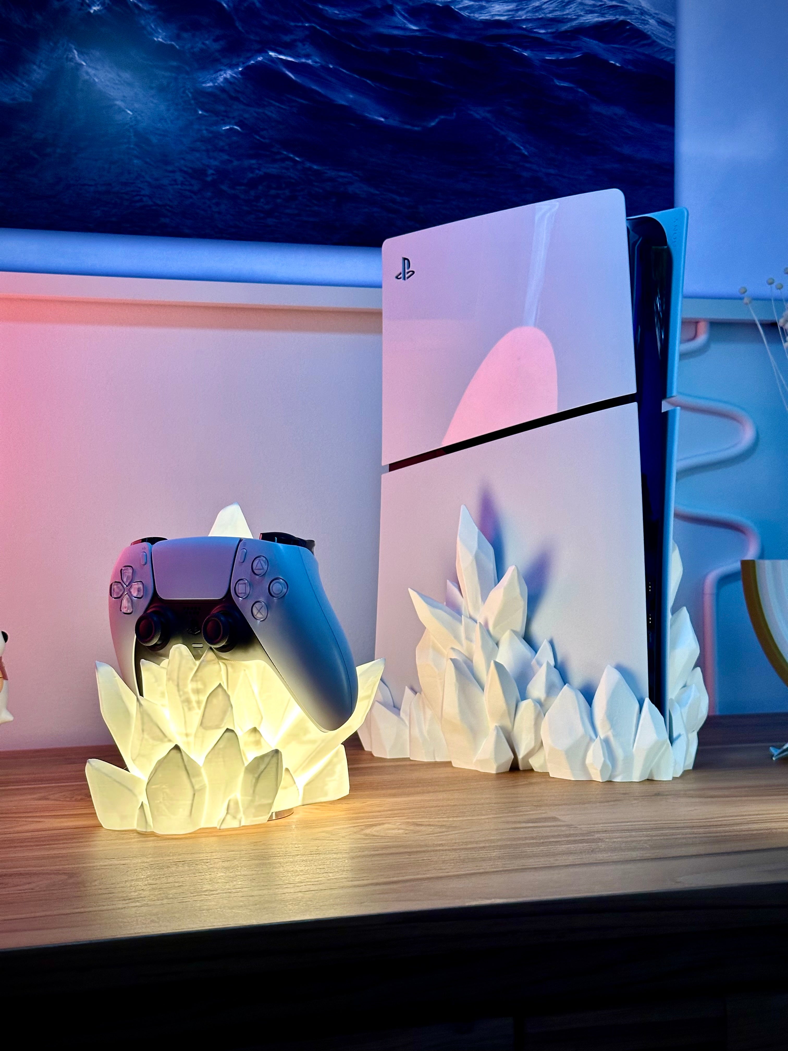 Kristallen Controller Standaard met LED-verlichting