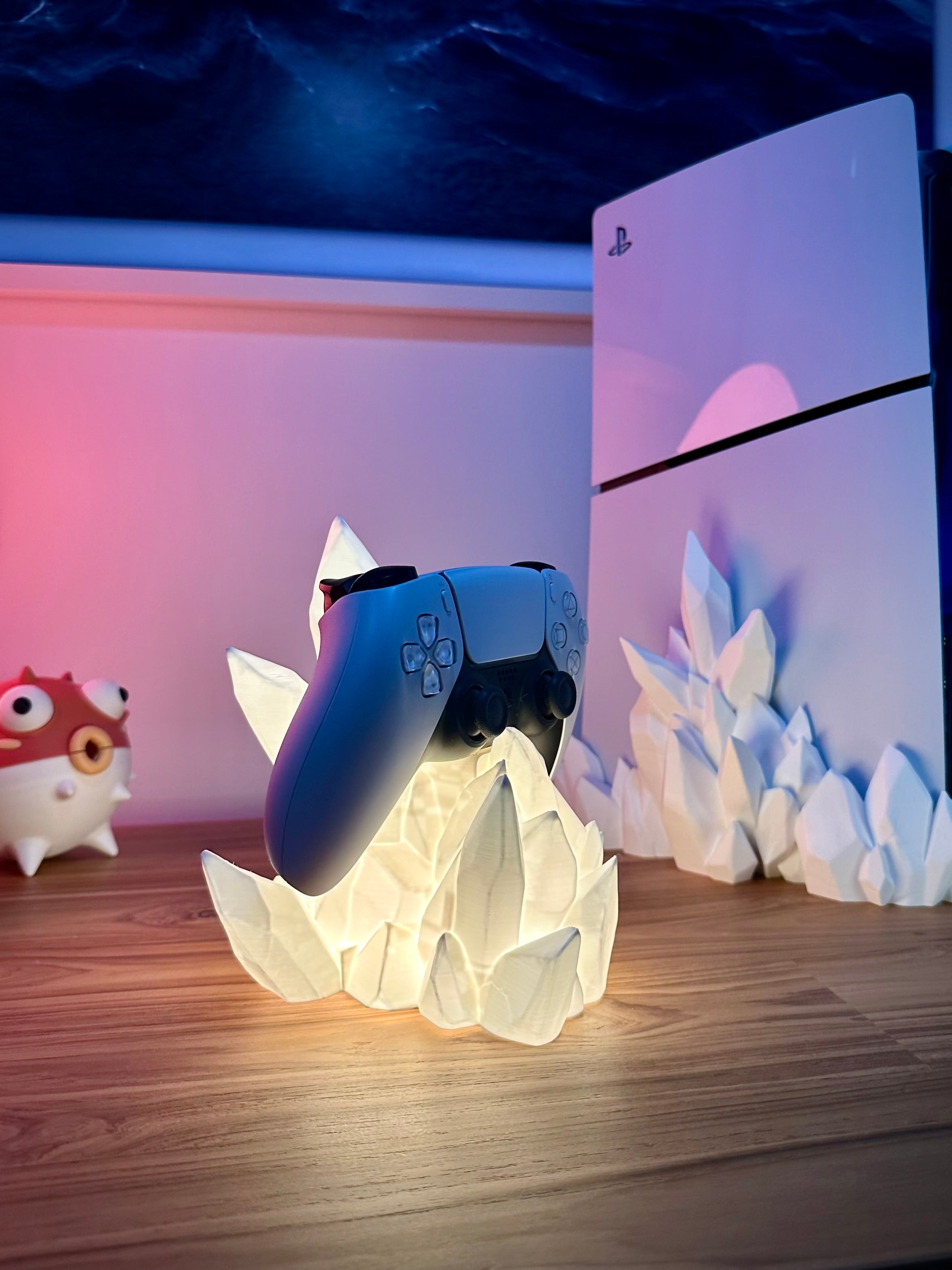 Kristallen Controller Standaard met LED-verlichting