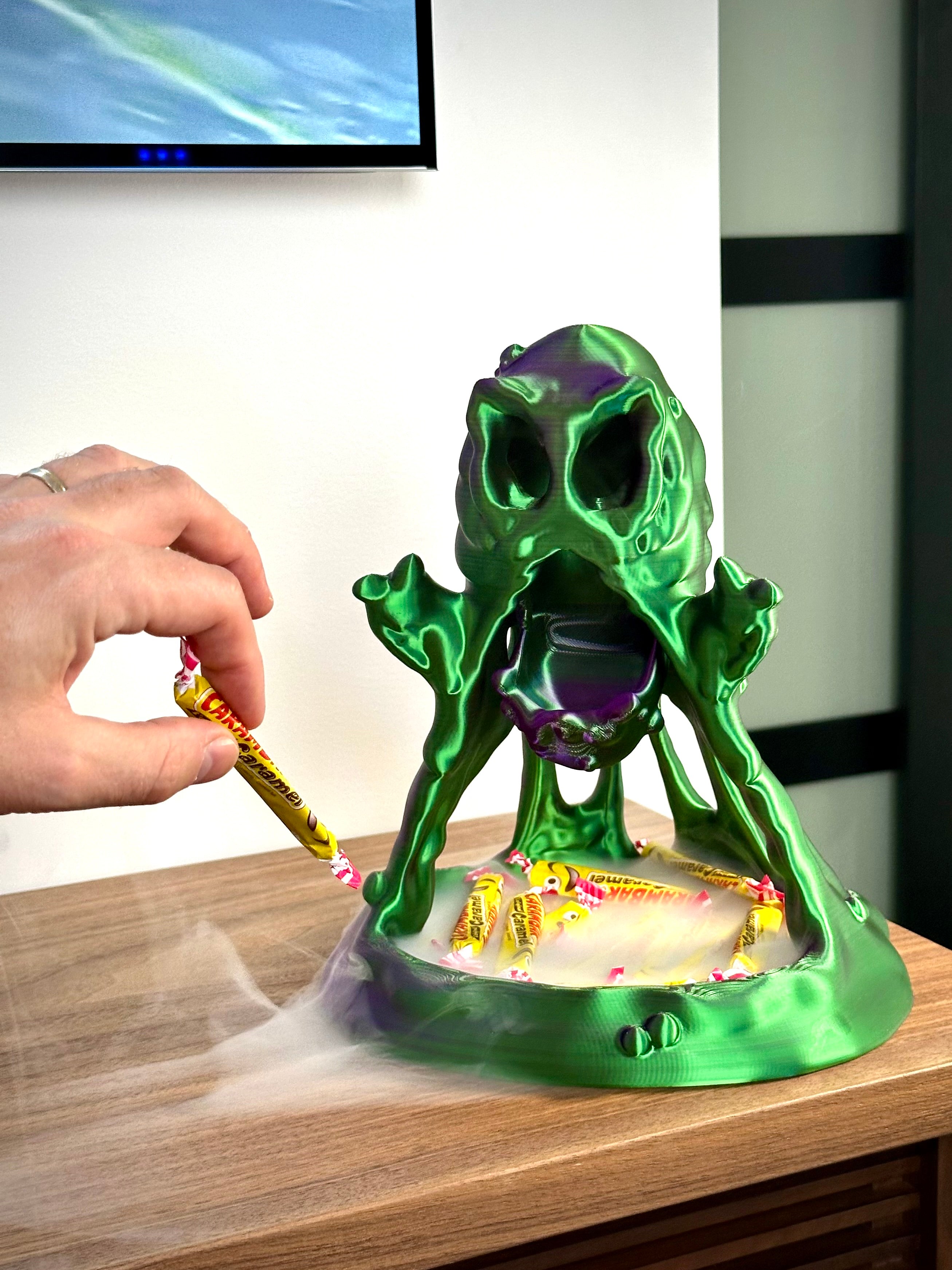 Slime Monster kom voor snoep en opslag