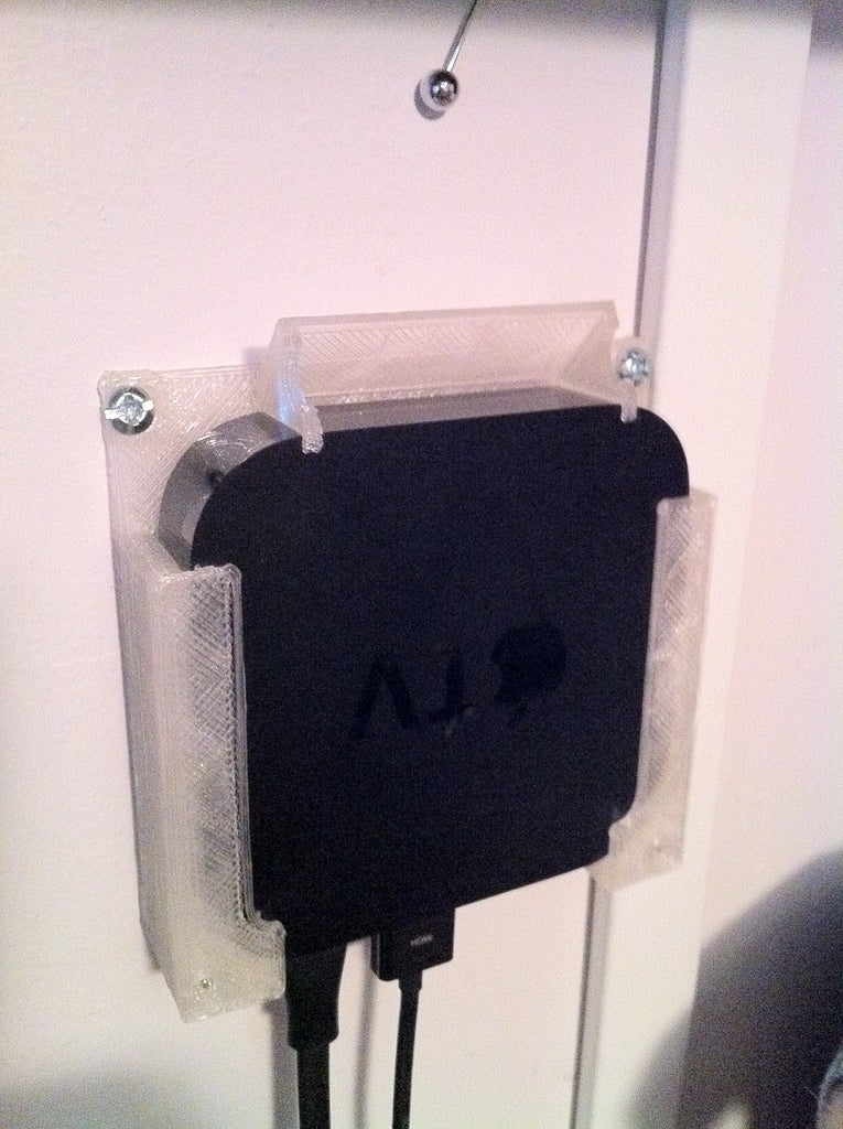 Reflector voor Apple TV 2/3 voor verticale muurbevestiging