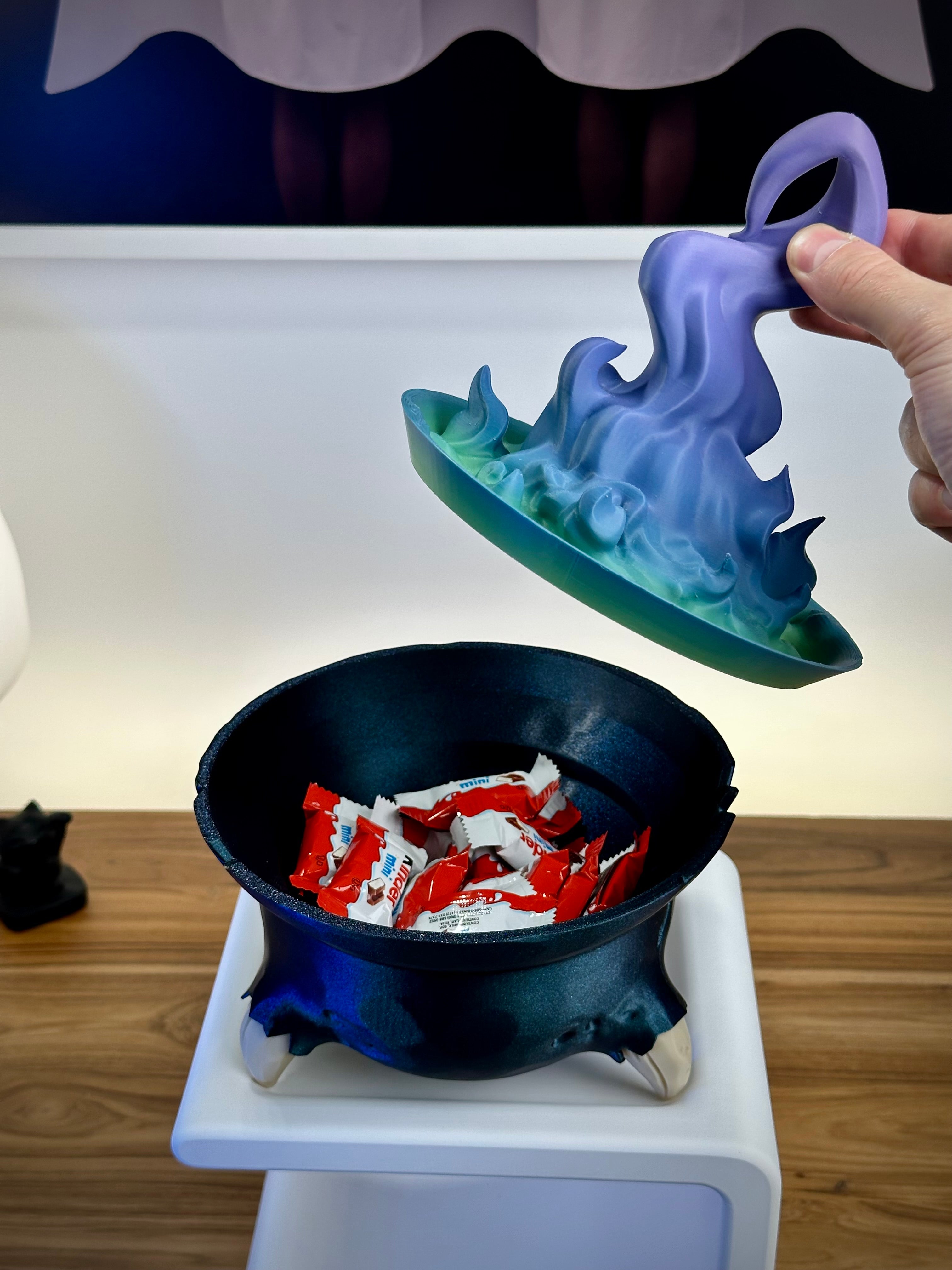 Betoverde Hekelketel voor Snoep en Decoratie