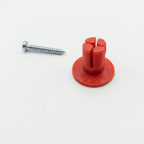 Plug met schroef voor IKEA Bekant bureau