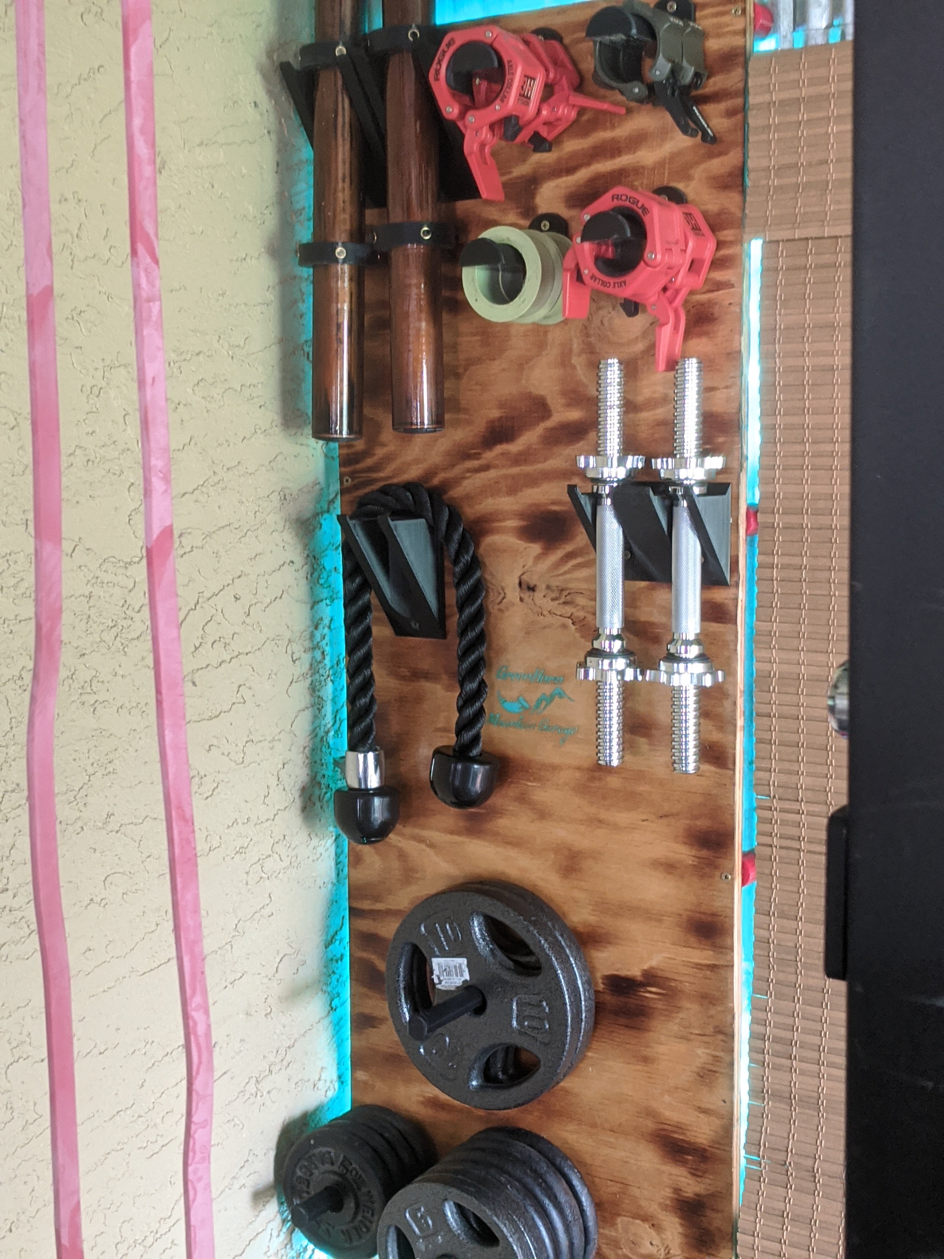 Gewichtsplaat Opslagpen voor Muur & Power Rack