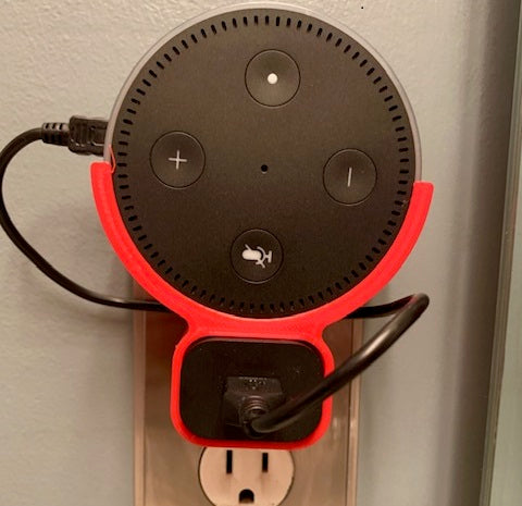 Amazon Echo Dot Gen2 muurbevestiging boven stopcontact