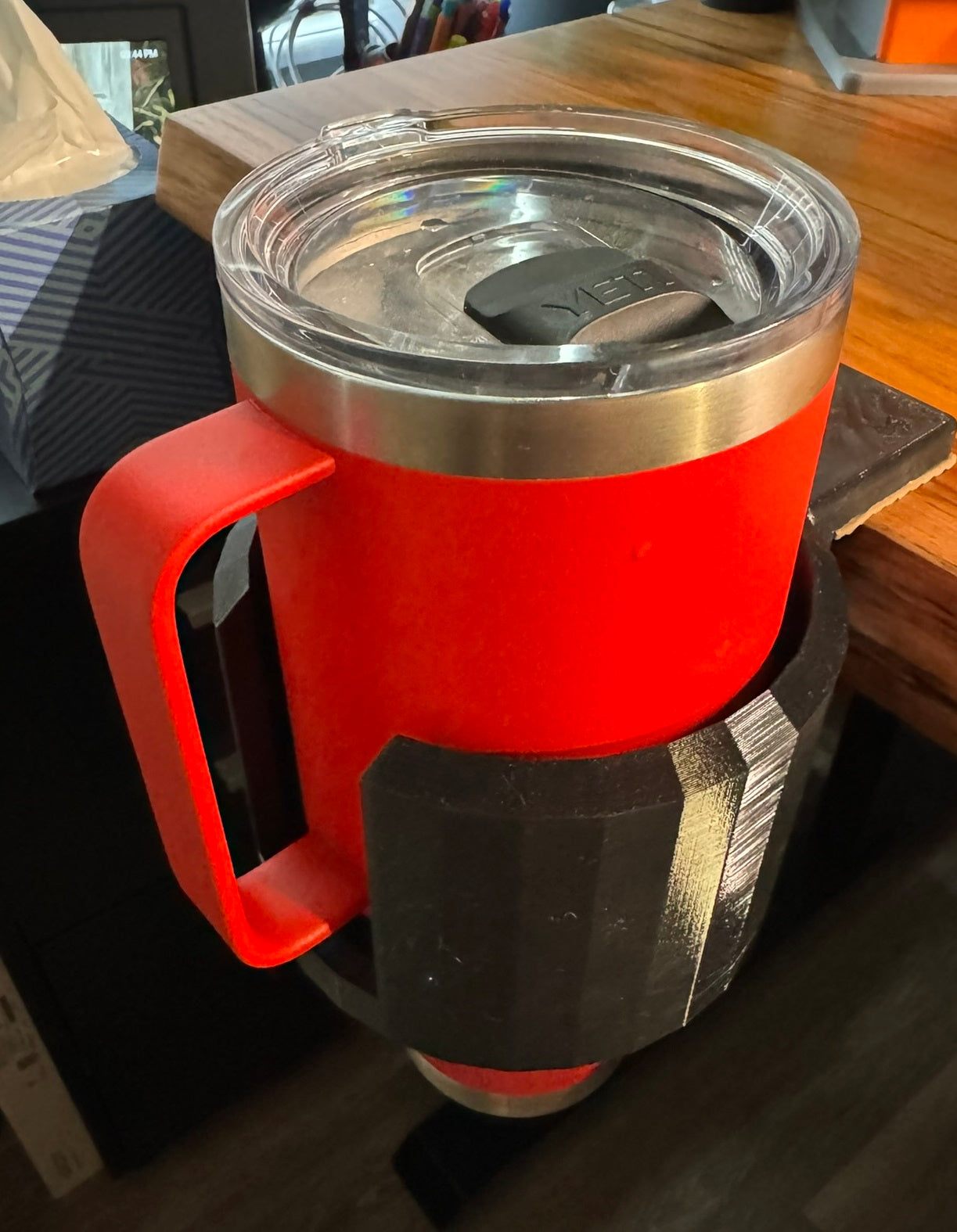 Klembare bekerhouder voor bureau - Ideaal voor Yeti- en Stanley-tumblers