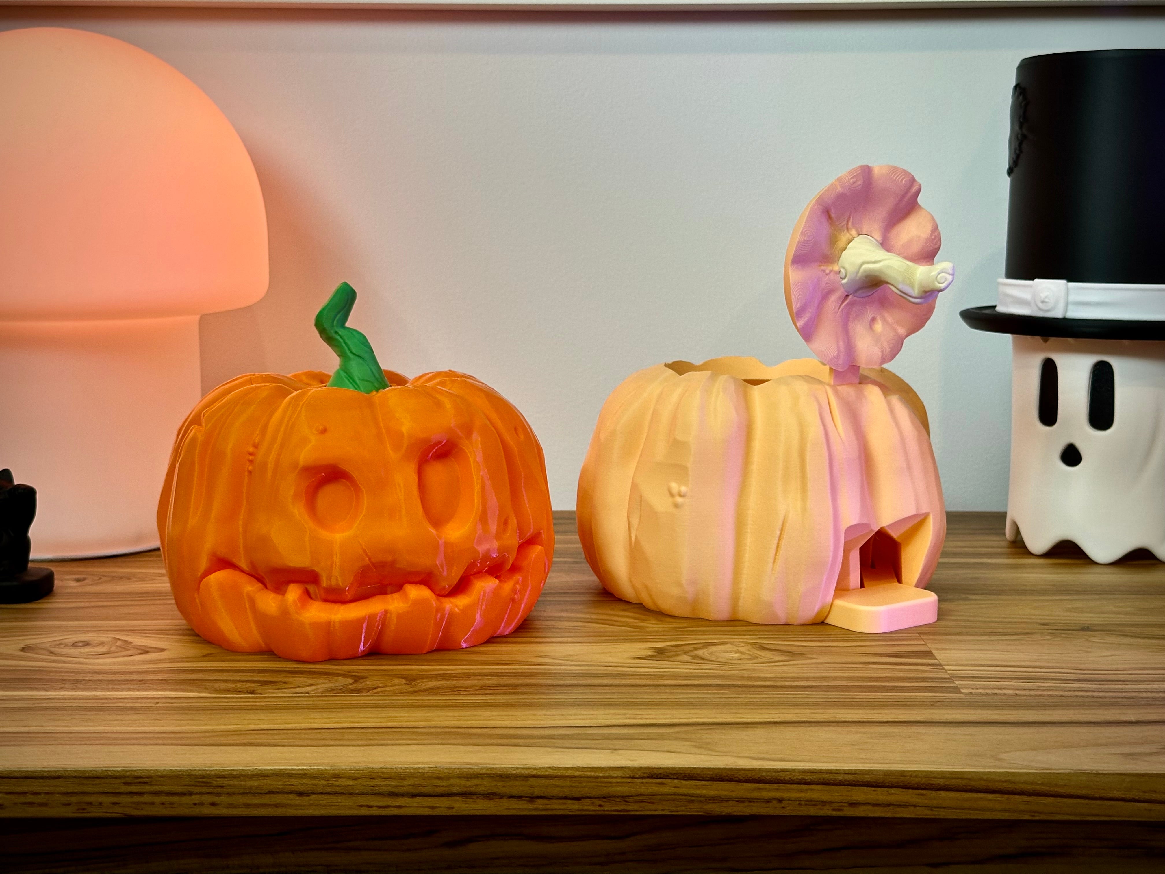 Gelede Halloween Pompoenmand voor Snoep
