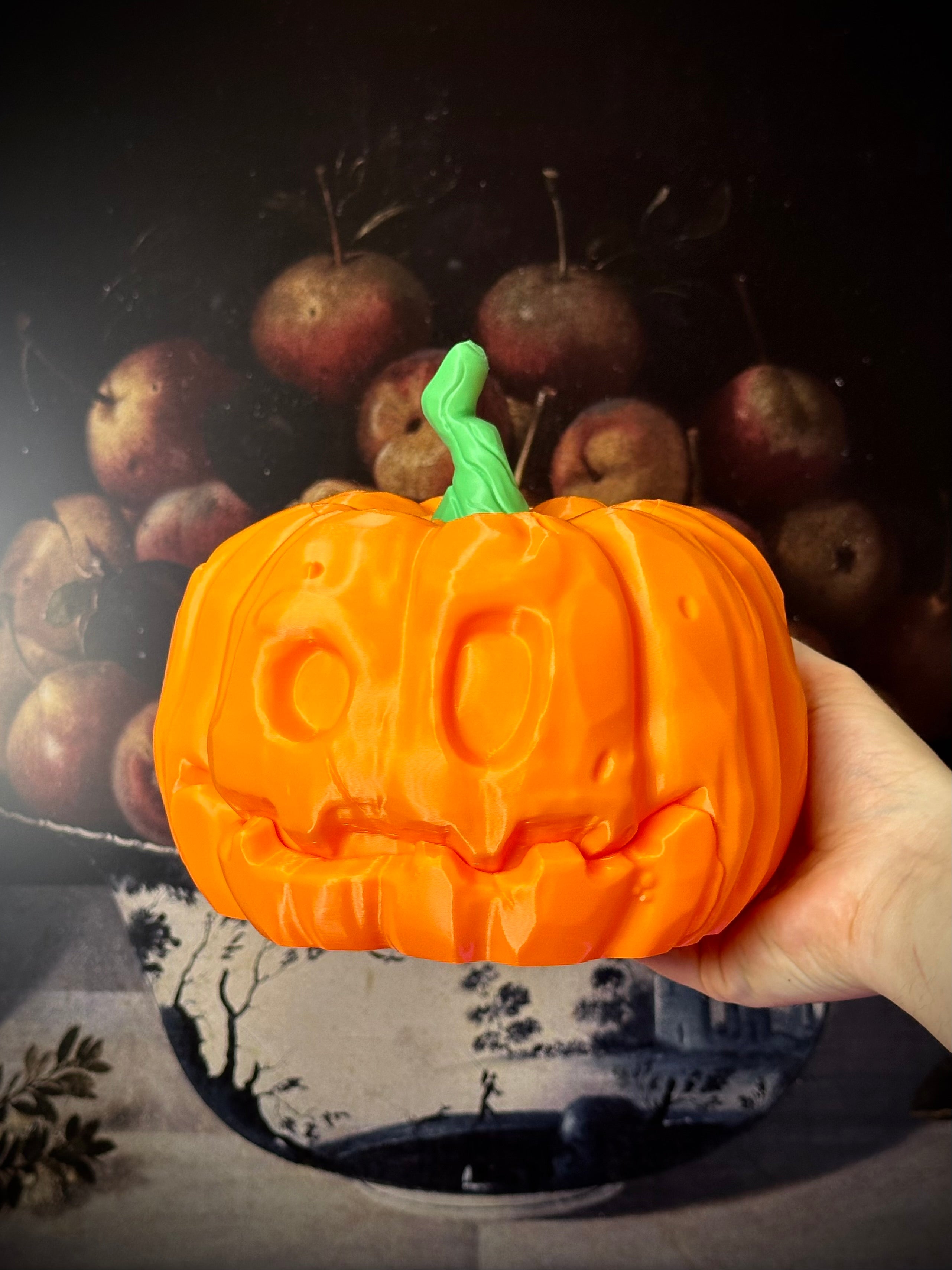 Gelede Halloween Pompoenmand voor Snoep