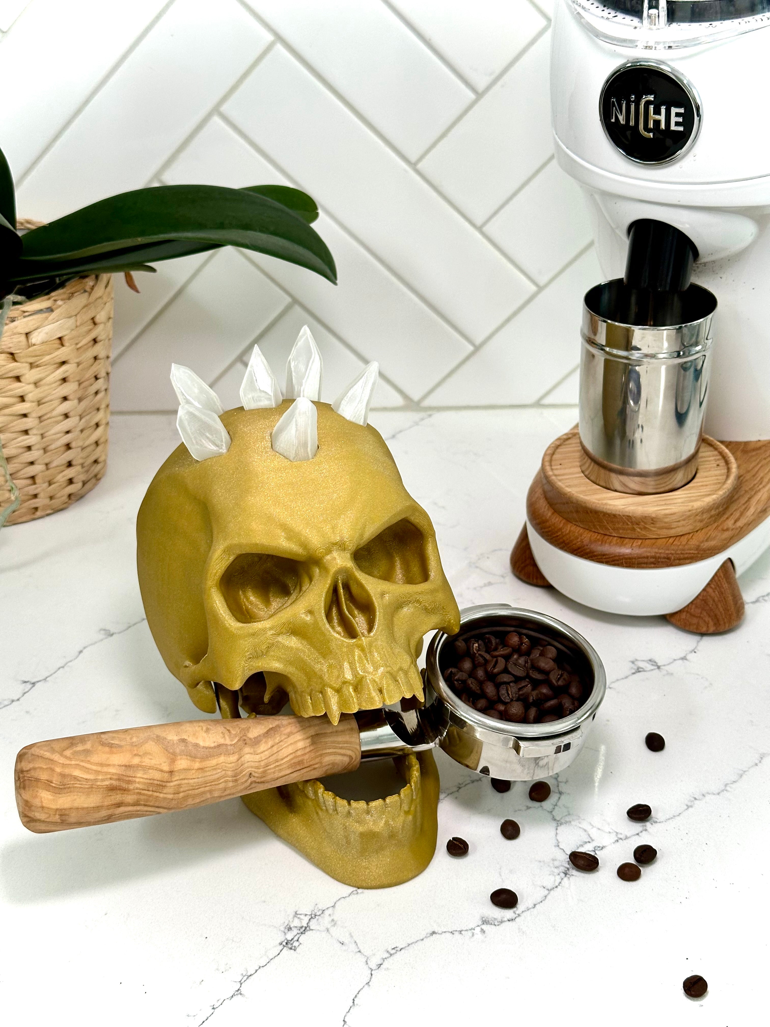 Gearticuleerde schedels voor Halloween-decoratie