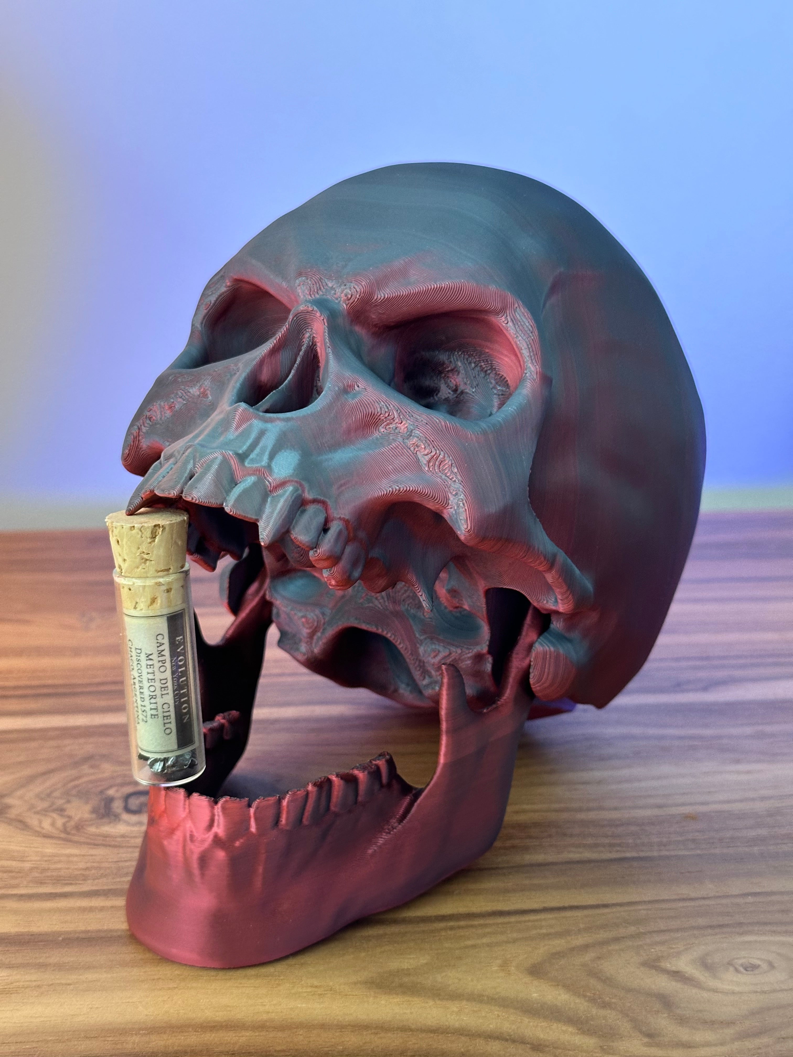 Gearticuleerde schedels voor Halloween-decoratie