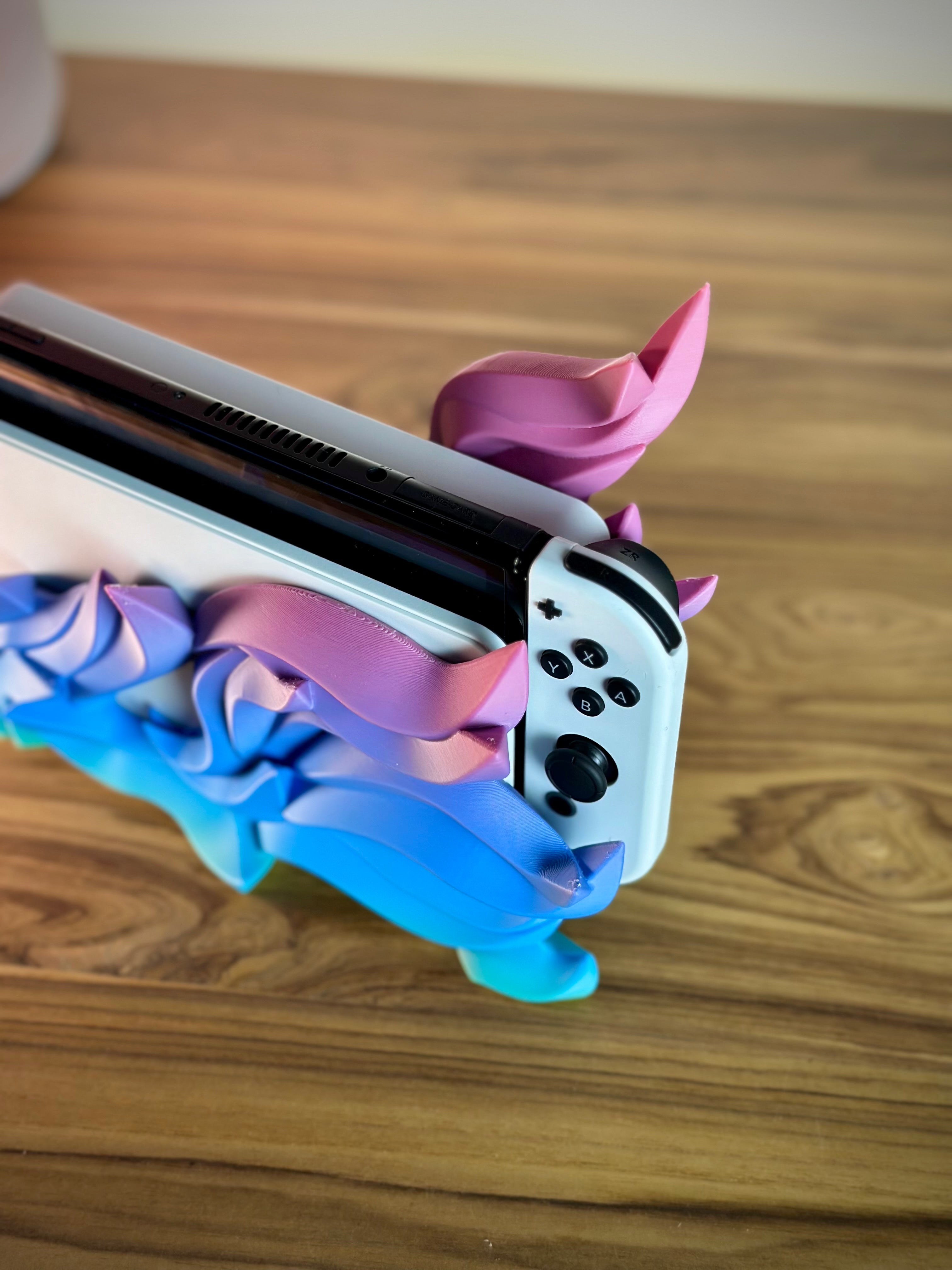 Stijlvol Vlammen Dock voor Switch OLED/Klassiek