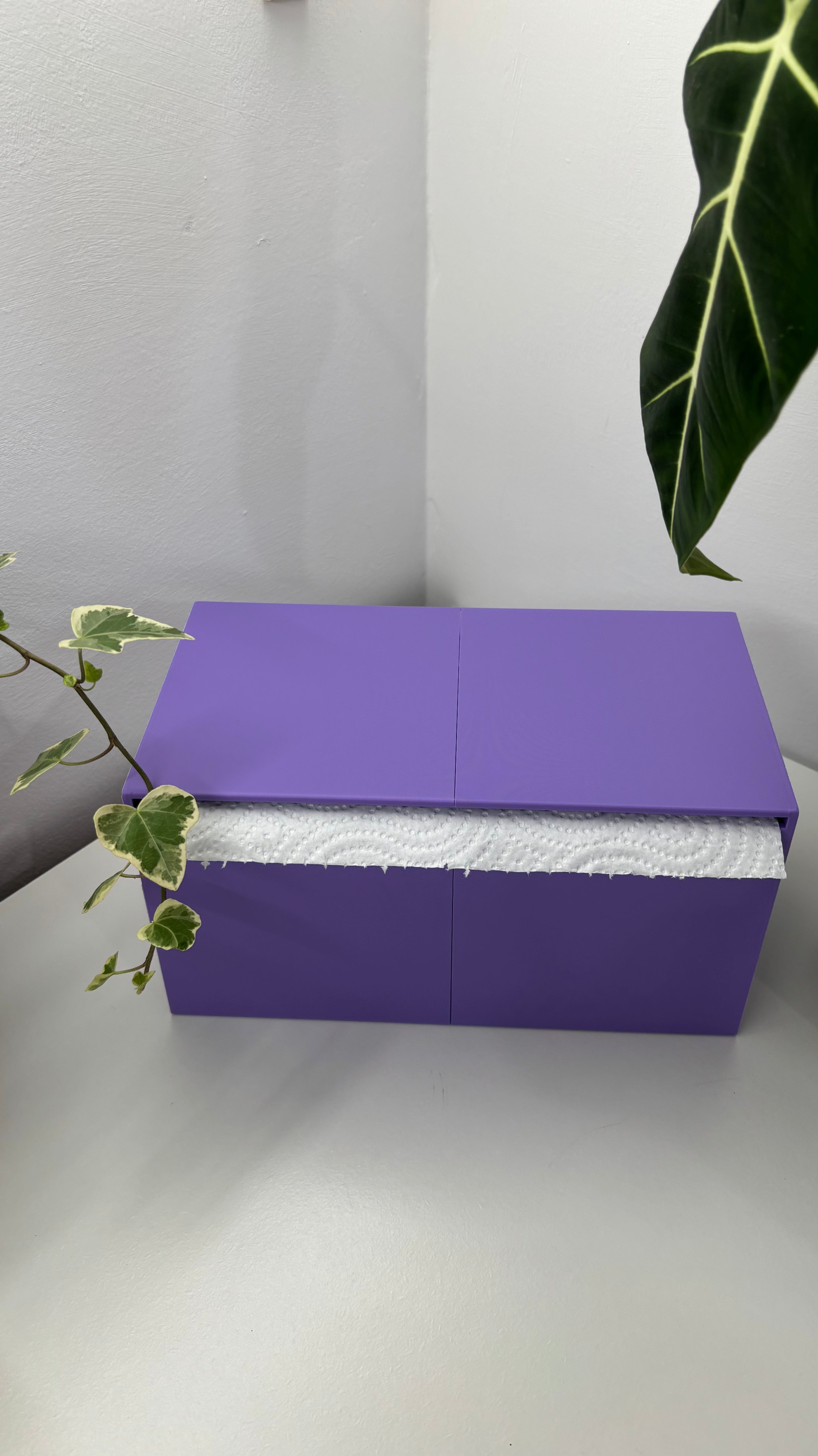 Modulaire Papieren Handdoekhouder voor Badkamer en Keuken – Flexibel 3D-printbaar Ontwerp