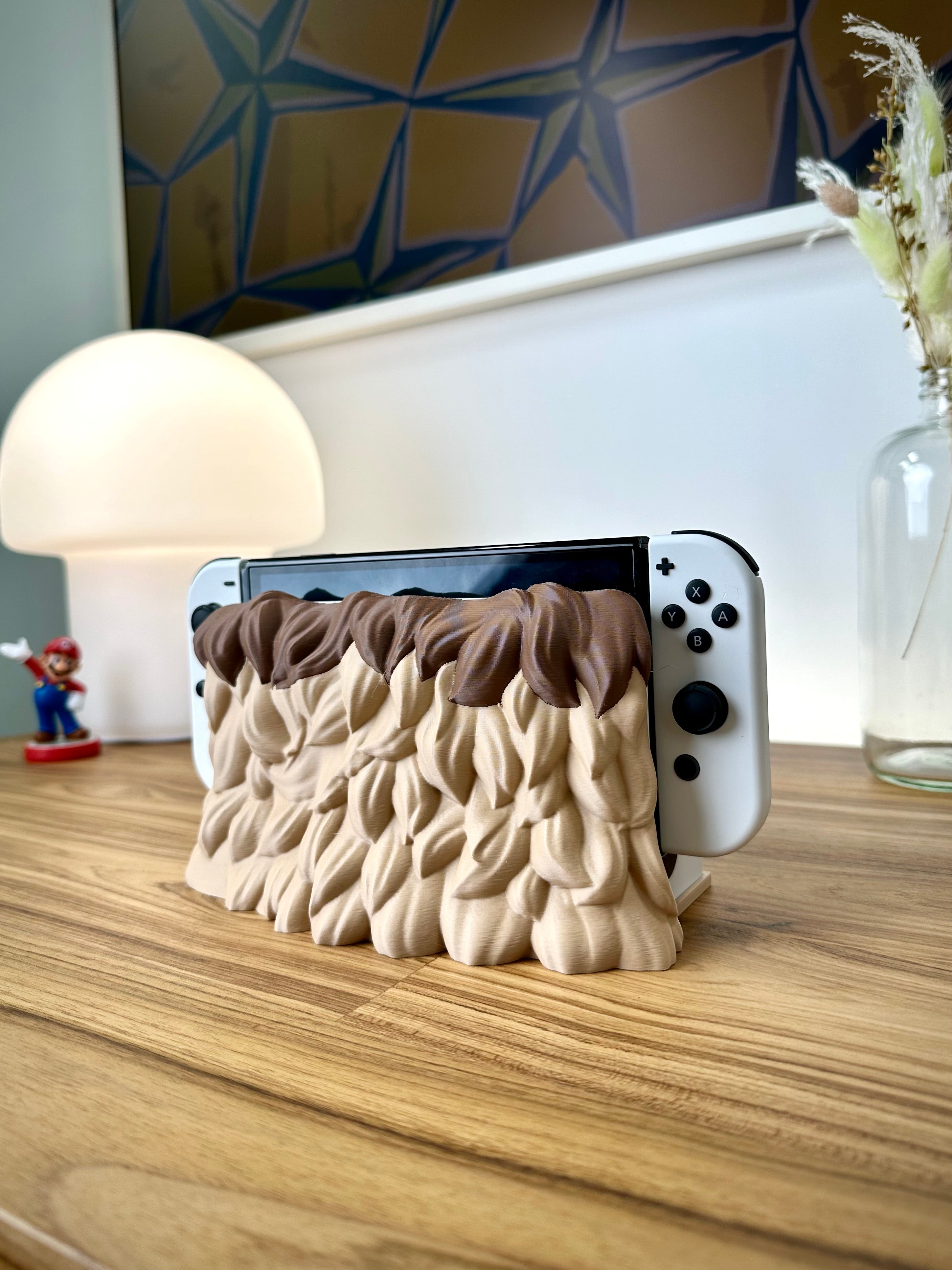 Schattige Fluffy Dock voor Nintendo Switch