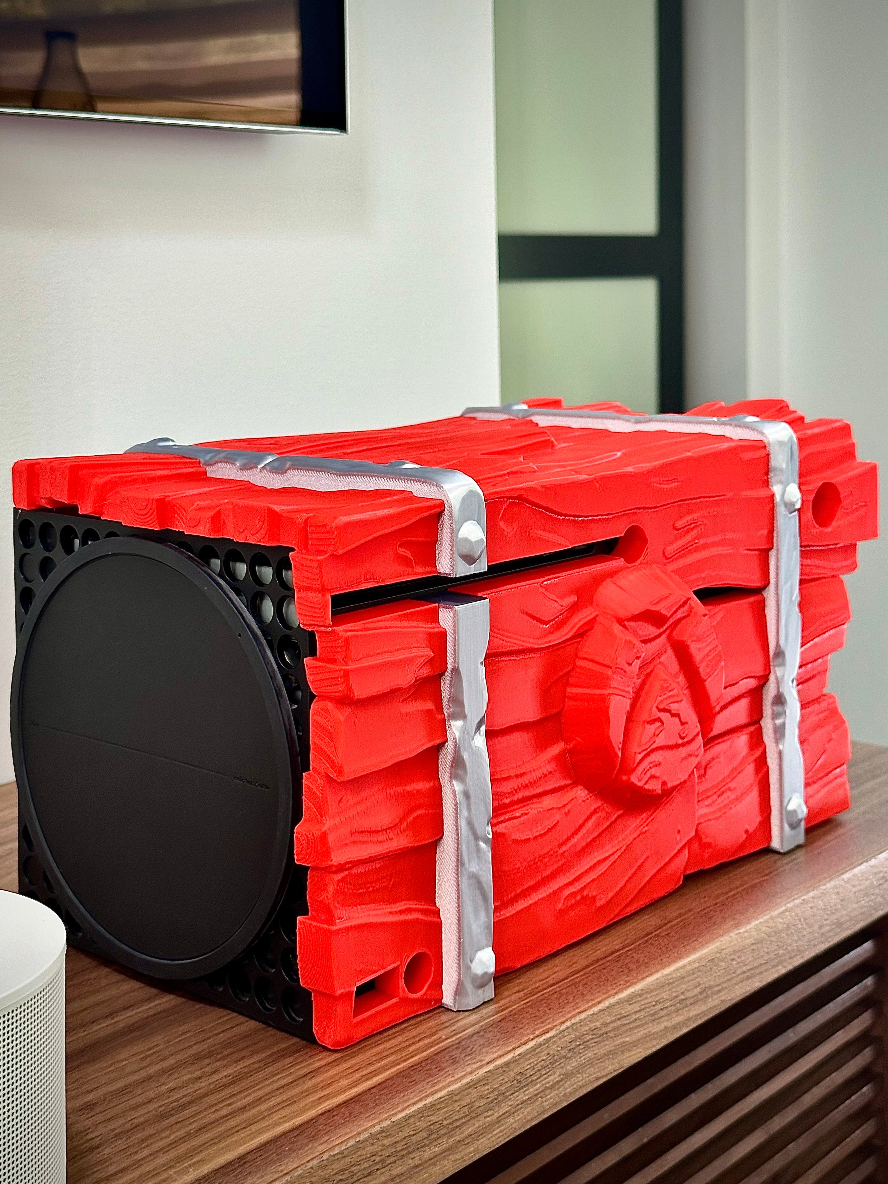 Xbox Series X Standaard in Houten Ontwerp